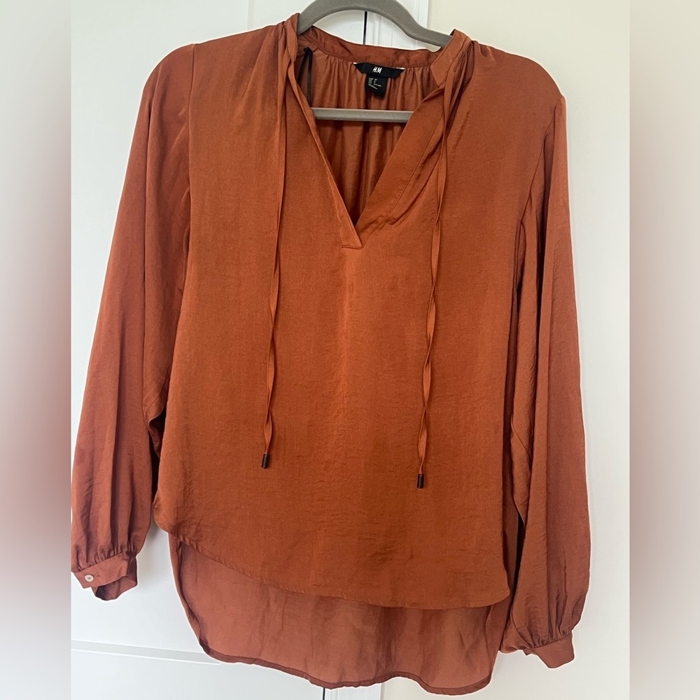 Women's Rust Blouse